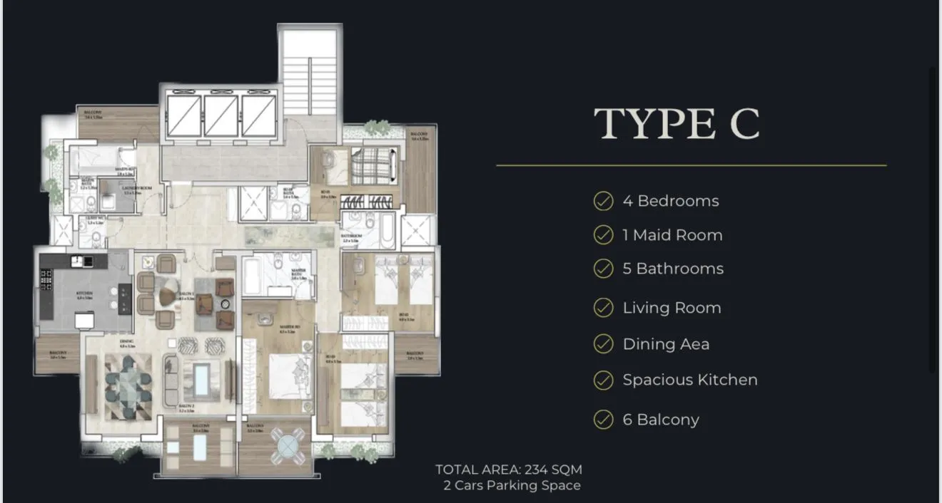 Apartment for Sale in Raouche area