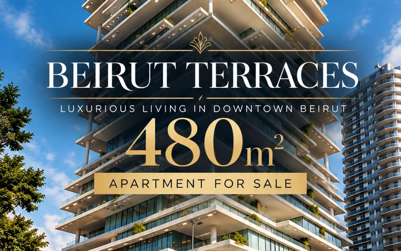 480m2 apartment in Beirut Terraces for Sale