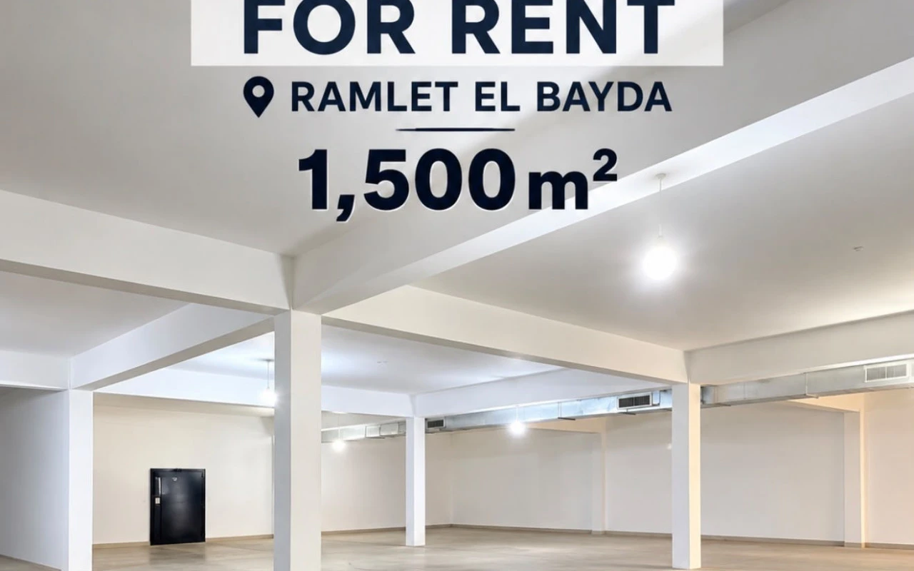 1,500m2 warehouse for Rent